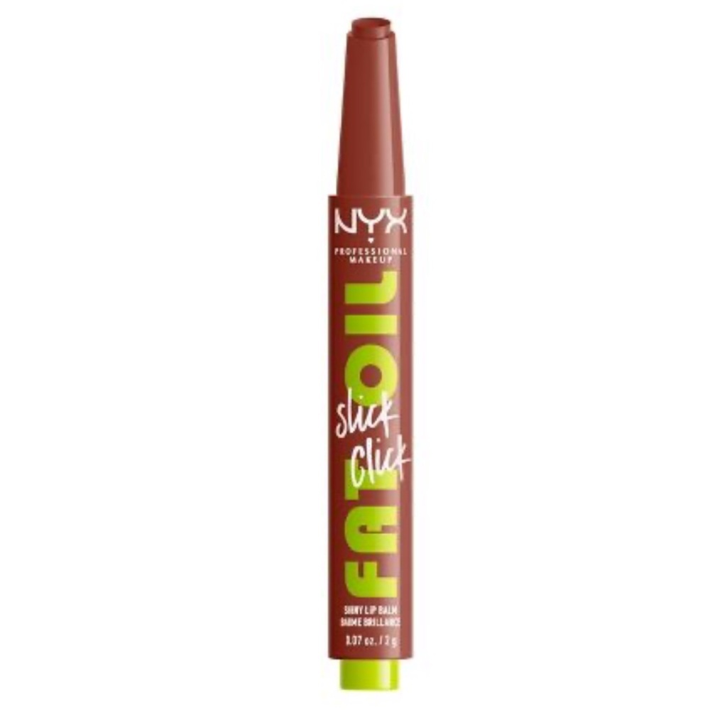 NYX NEW Professional Makeup Fat Oil Slick Click Tinted Lip Balm # 05 LINK MY BIO